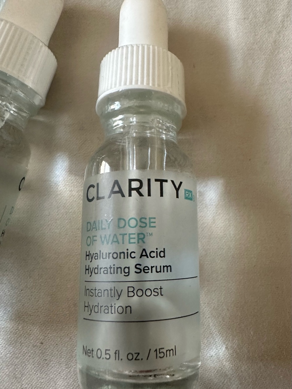 ClarityRx Daily Dose of Water Hyaluronic Acid Hydrating Serum - 0.5 oz/15ml NEW